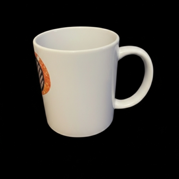 Harley-Davidson Mug with Heart Design - White and Orange - Picture 3 of 3